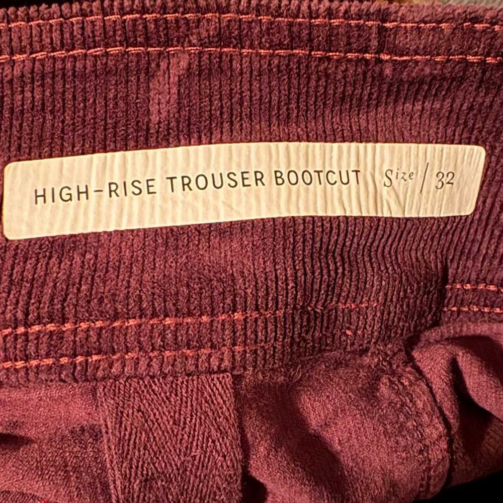 Pilcro Corduroy Trousers - Picture 3 of 6